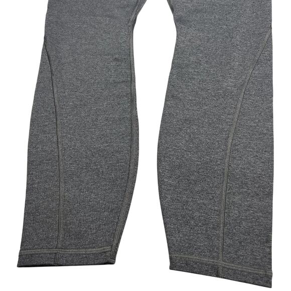 Athleta Up For Anything 7/8 Tights SIZE M Heather Gray Yoga Pant Zipper Pocket - Picture 12 of 13